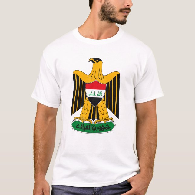 Camiseta del escudo de armas de Iraq (Anverso)