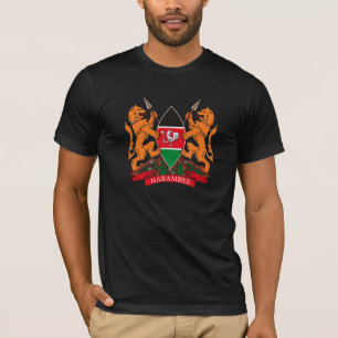 Camiseta del Escudo de Armas de Kenia