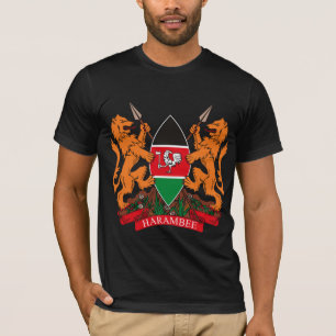 Camiseta del Escudo de Armas de Kenia