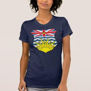 Camiseta del escudo de armas de la Columbia