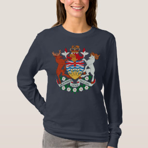 Camiseta del escudo de armas de la Columbia