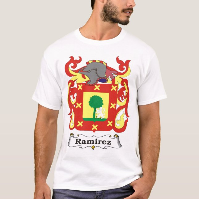 Camiseta del escudo de armas de la familia de (Anverso)