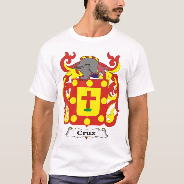 Camiseta del escudo de armas de la familia de Cruz (Anverso)