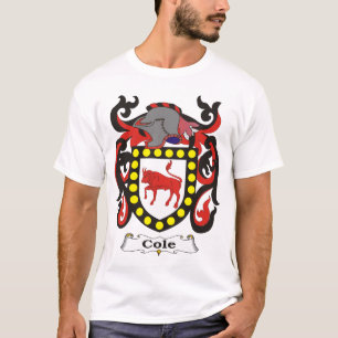 Camiseta del escudo de armas de la familia del col