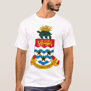 Camiseta del escudo de armas de las Islas Caimán