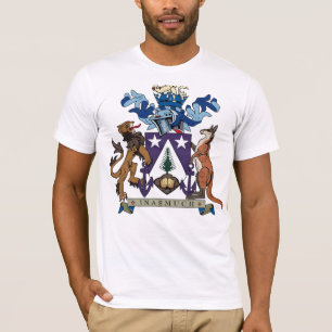 Camiseta del escudo de armas de las islas de