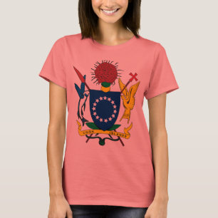 Camiseta del escudo de armas de las islas de