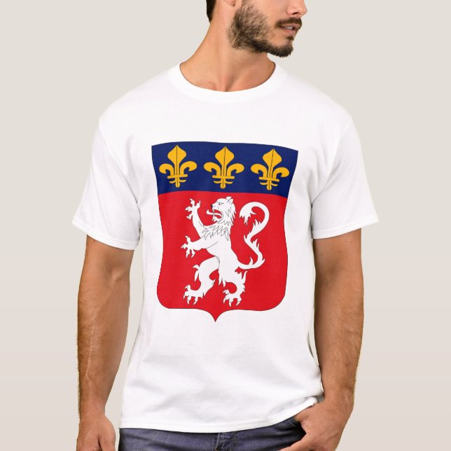 Camiseta del escudo de armas de Lyonnais (Anverso)