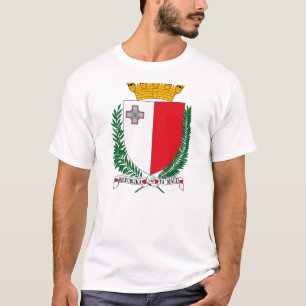 Camiseta del escudo de armas de Malta