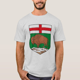Camiseta del escudo de armas de Manitoba