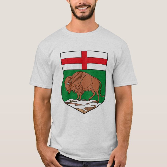 Camiseta del escudo de armas de Manitoba (Anverso)