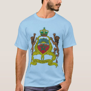Camiseta del escudo de armas de Marruecos