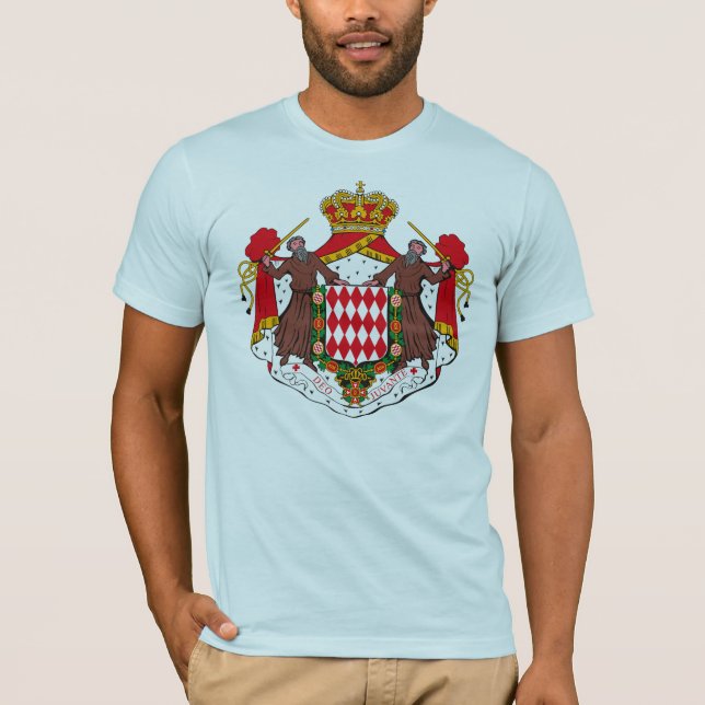 Camiseta del escudo de armas de Mónaco (Anverso)