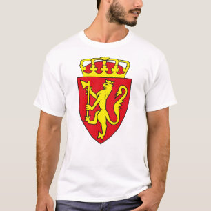 Camiseta del escudo de armas de Noruega