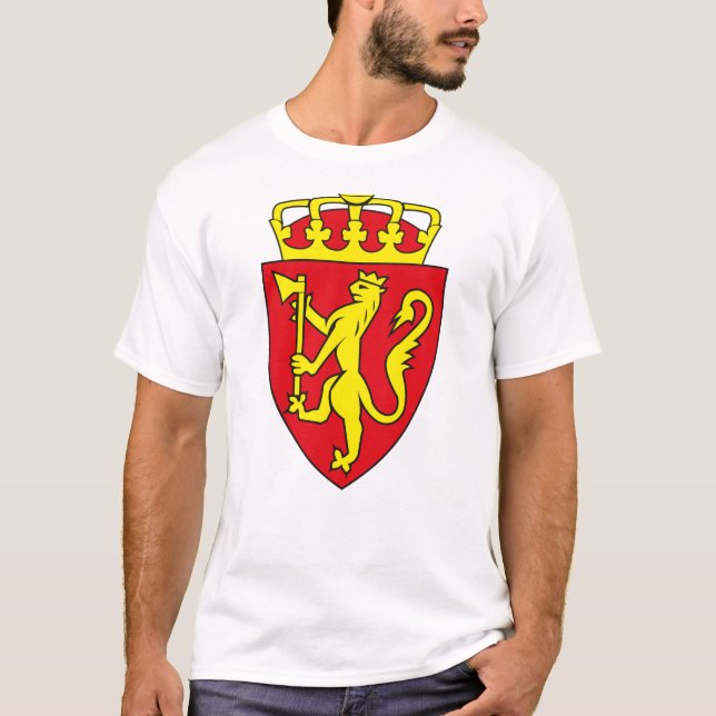 Camiseta del escudo de armas de Noruega (Anverso)