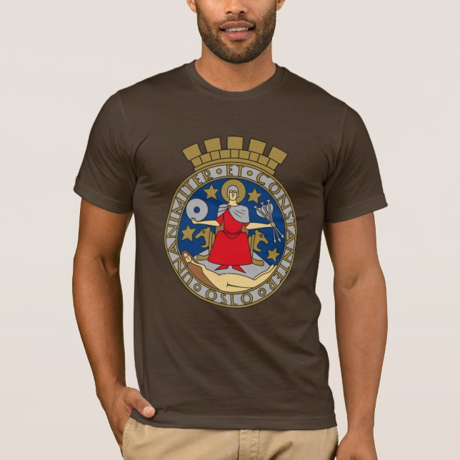 Camiseta del escudo de armas de Oslo (Anverso)