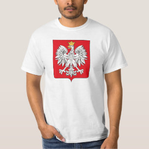 Camiseta del escudo de armas de Polonia