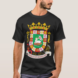 Camiseta del escudo de armas de Puerto Rico