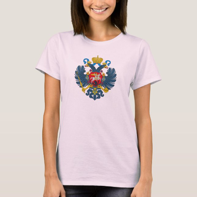Camiseta del Escudo de Armas de Rusia (siglo XVIII (Anverso)