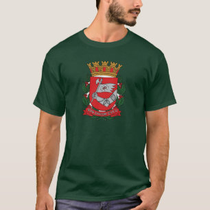 Camiseta del escudo de armas de Sao Paulo