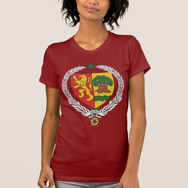 Camiseta del escudo de armas de Senegal (Anverso)
