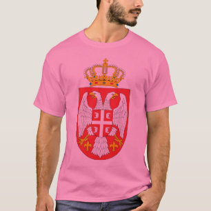 Camiseta del escudo de armas de Serbia