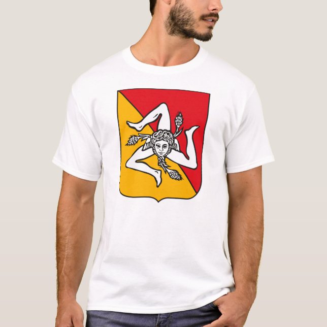 Camiseta del escudo de armas de Sicilia (Anverso)