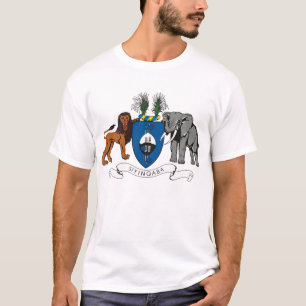 Camiseta del escudo de armas de Swazilandia