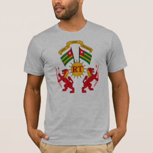 Camiseta del escudo de armas de Togo