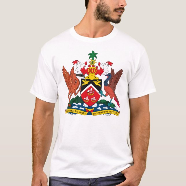 Camiseta del escudo de armas de Trinidad and (Anverso)