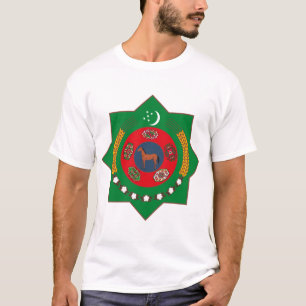 Camiseta del escudo de armas de Turkmenistán