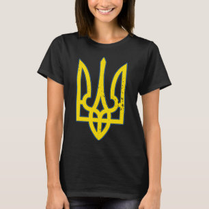 Camiseta del Escudo de Armas de Ucrania Apoya a Uc