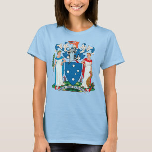 Camiseta del escudo de armas de Victoria