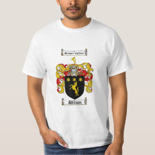 Camiseta del escudo de armas de Wilson