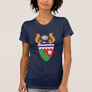Camiseta del escudo de armas del territorio del