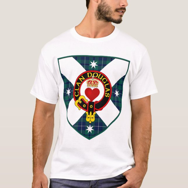 Camiseta del escudo de Douglas del clan (Anverso)