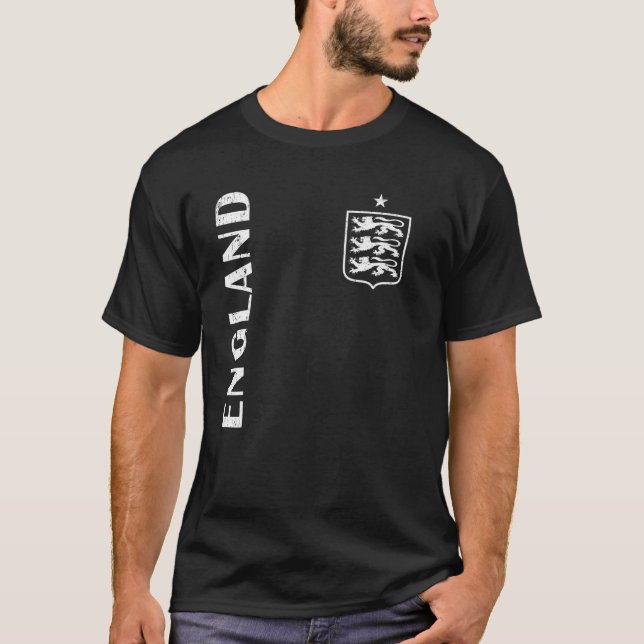 Camiseta del Escudo de fútbol de Inglaterra (Anverso)
