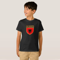 Camiseta del Escudo de la Bandera de Albania