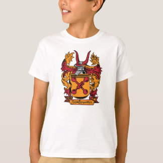 Camiseta del escudo de la familia de los niños