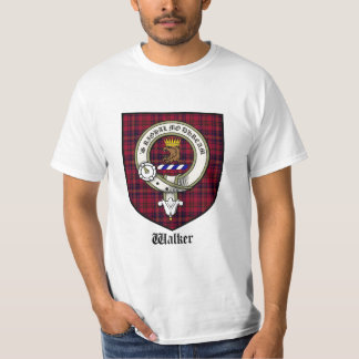 Camiseta del escudo del clan del caminante/tartán