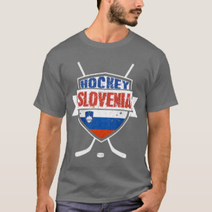 Camiseta del escudo del hockey sobre hielo de