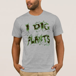 Camiseta del eslogan del jardinero desordenado de