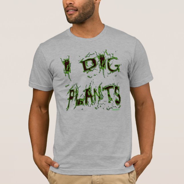 Camiseta del eslogan del jardinero desordenado de  (Anverso)