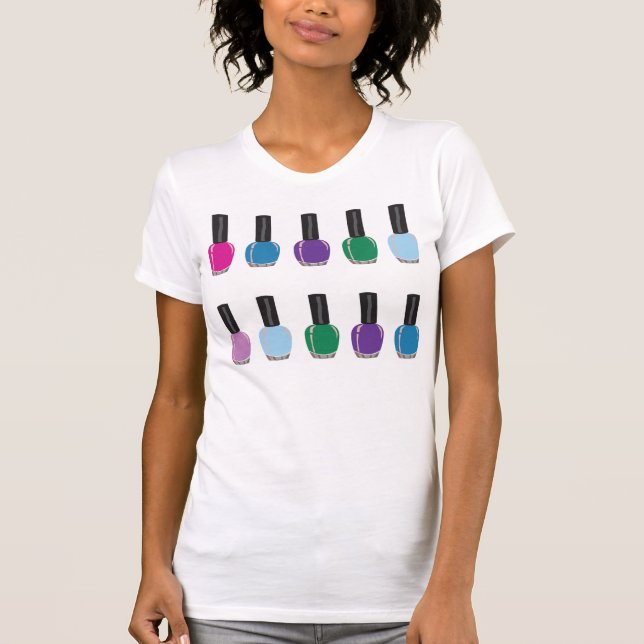 Camiseta del esmalte de uñas (Anverso)