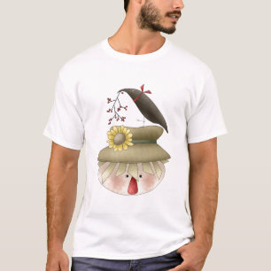 Camiseta del espantapájaros del otoño de Trina