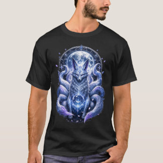 Camiseta del Espíritu Lunar Kitsune Celestial | Ja