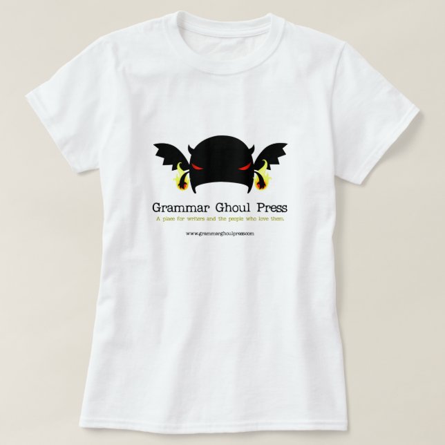 Camiseta del espíritu necrófago de la gramática (Diseño del anverso)