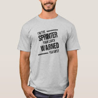 Camiseta del esprinter del atletismo de los