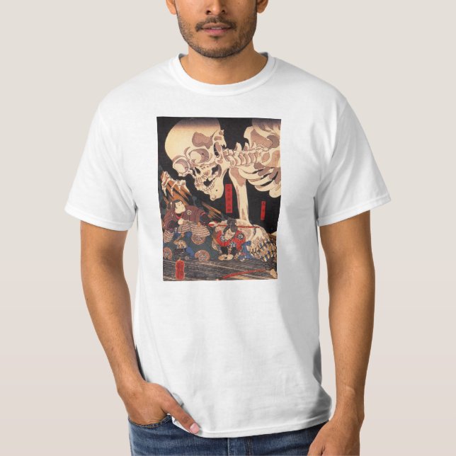 Camiseta del esqueleto de Kuniyoshi (Anverso)