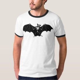 Camiseta del esqueleto del palo de Halloween